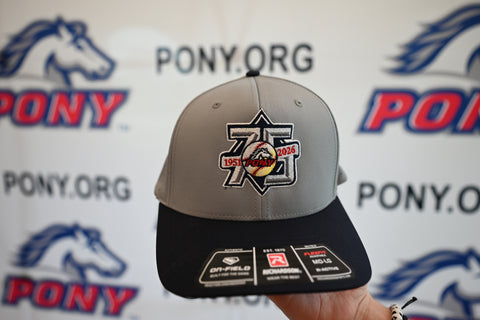 75th Anniversary Hat- Grey & Navy